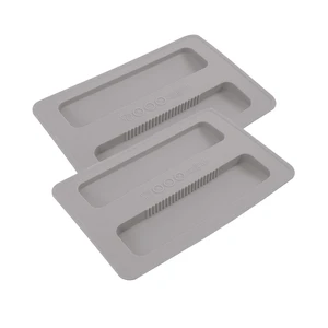 2 Pack Toaster Cover 2 Slice Toaster Cover Silicone Toaster Lid Bread Machine Cover Bread Maker Accessories (Grey) 2 Pack Toaster Cover 2 Slice Toaster Cover Silicone Toaster Lid Bread Machine Cover Bread Maker Accessories (Grey)