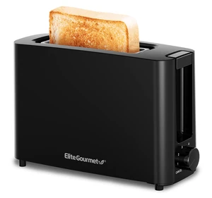 Single-Slice Cool-Touch Toaster, Wide Slot, 6 Browning Levels | Black, Bagels, Waffles & Pastries, ECT118B Single-Slice Cool-Touch Toaster, Wide Slot, 6 Browning Levels | Black, Bagels, Waffles & Pastries, ECT118B