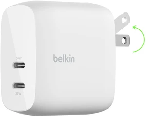 60W Dual USB C Charger Block, PPS Fast Charging for Travel | Samsung Galaxy S25, iPhone 17, Air, Pro, Pro Max, iPad, MacBook Air, AirPods, Google Pixel 10 60W Dual USB C Charger Block, PPS Fast Charging for Travel | Samsung Galaxy S25, iPhone 17, Air, Pro, Pro Max, iPad, MacBook Air, AirPods, Google Pixel 10