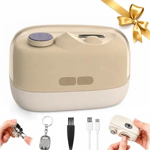 Electric Nail Clippers 2026 Upgraded, 2-in-1 Automatic Nail Trimmer with Nail Polishing, LED Light, 2 Adjustable Speeds, USB Rechargeable for Seniors, Adults, Kids, Includes Mini Folding Clipper Electric Nail Clippers 2026 Upgraded, 2-in-1 Automatic Nail Trimmer with Nail Polishing, LED Light, 2 Adjustable Speeds, USB Rechargeable for Seniors, Adults, Kids, Includes Mini Folding Clipper