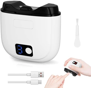 Electric Nail Clipper, 3-Speed Rechargeable Nail Trimmer with LED Light Quiet Motor & Nail Debris Collector, Automatic Safe Fingernail and Toenail Cutter for Babies Kids Adults Seniors Electric Nail Clipper, 3-Speed Rechargeable Nail Trimmer with LED Light Quiet Motor & Nail Debris Collector, Automatic Safe Fingernail and Toenail Cutter for Babies Kids Adults Seniors