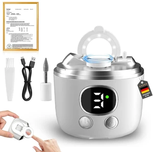 Pro 6-in-1 Electric Nail Clipper for Seniors, 2026 New Automatic Nail Trimmer for Thick Toenails with German Motor, Aviation Blade, LED Light, 2.5X Magnifier, Quiet Rechargeable Grooming Kit Pro 6-in-1 Electric Nail Clipper for Seniors, 2026 New Automatic Nail Trimmer for Thick Toenails with German Motor, Aviation Blade, LED Light, 2.5X Magnifier, Quiet Rechargeable Grooming Kit