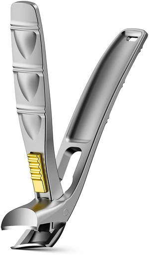Ergonomic Nail Clipper for Seniors - Toenail Clipper for Thick Toenails and Fingernails, Long Handle Nail Clippers with Catcher (Silver, Medium Handle with Lock) Ergonomic Nail Clipper for Seniors - Toenail Clipper for Thick Toenails and Fingernails, Long Handle Nail Clippers with Catcher (Silver, Medium Handle with Lock)