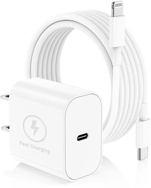 iPhone Fast Charger,Type C Wall Charger Block Plug and 10ft USB C to Lightning Charging Cable Cord Long,Power Adapter Cube Brick Box for Apple iPhone 14 Pro Max/14 Plus/14/13/12 Mini/11/XS Max/XR/iPad iPhone Fast Charger,Type C Wall Charger Block Plug and 10ft USB C to Lightning Charging Cable Cord Long,Power Adapter Cube Brick Box for Apple iPhone 14 Pro Max/14 Plus/14/13/12 Mini/11/XS Max/XR/iPad