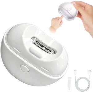 Automatic Nail Clipper for Baby, Electric Nail Trimmers with LED Light & 2 Speeds 2026 Upgraded USB Rechargeable Fingernail Trimmer with Clip Storage Safe for Seniors Automatic Nail Clipper for Baby, Electric Nail Trimmers with LED Light & 2 Speeds 2026 Upgraded USB Rechargeable Fingernail Trimmer with Clip Storage Safe for Seniors