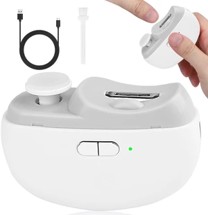 2026 Upgraded Electric Nail Clipper, 3 in 1 Automatic Nail Trimmer | Polisher with LED Light & Clip Storage,USB Rechargeable - 2 Speeds Electric Nail File for Baby, Adults, Seniors 2026 Upgraded Electric Nail Clipper, 3 in 1 Automatic Nail Trimmer | Polisher with LED Light & Clip Storage,USB Rechargeable - 2 Speeds Electric Nail File for Baby, Adults, Seniors