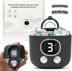 Electric Nail Clippers for Seniors Nail Trimmer with Magnifying Glass | 3-IN-1 Automatic Nail Trimmer/Polisher/Grinder w/ 3-Speed, LED Light, 2 Trimming Slots for Adult Baby Kids Thin & Thick Nails Electric Nail Clippers for Seniors Nail Trimmer with Magnifying Glass | 3-IN-1 Automatic Nail Trimmer/Polisher/Grinder w/ 3-Speed, LED Light, 2 Trimming Slots for Adult Baby Kids Thin & Thick Nails