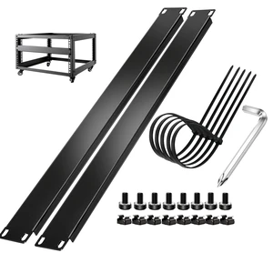 2-Pack 1U 19-inch Rack Mount Blank Panel Filler Panel Steel Metal | for Server Rack Enclosure or Network Cabinet, with Screwdriver, Cable Ties and M6 Screws Nuts, Black 2-Pack 1U 19-inch Rack Mount Blank Panel Filler Panel Steel Metal | for Server Rack Enclosure or Network Cabinet, with Screwdriver, Cable Ties and M6 Screws Nuts, Black