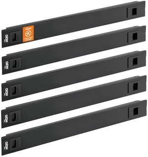 5 Pack 1U Rack Blank Panel, Cold Rolled Steel Rack Panel, Rack Mount Plate for 19 in Server Rack Enclosure or Network Cabinet, Snap-in Type Mounting, Black 5 Pack 1U Rack Blank Panel, Cold Rolled Steel Rack Panel, Rack Mount Plate for 19 in Server Rack Enclosure or Network Cabinet, Snap-in Type Mounting, Black