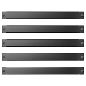 1U Blank Panel, Tool-Less Clip-on 19 Inch Rack Filler Panel, 5-Pack | Heavy-Duty Cold Rolled Steel Blind Baffle, Premium No-Screw Quick Snap Cover for Server Network Cabinet Enclosure Black 1U Blank Panel, Tool-Less Clip-on 19 Inch Rack Filler Panel, 5-Pack | Heavy-Duty Cold Rolled Steel Blind Baffle, Premium No-Screw Quick Snap Cover for Server Network Cabinet Enclosure Black