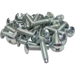 10-32 Truss Rack Screws | Zinc | 25 Pack | USA-made 25-pack of 10-32 zinc rack screws. Cold-hardened steel with pilot points prevents stripping in server racks. 10-32 Truss Rack Screws | Zinc | 25 Pack | USA-made 25-pack of 10-32 zinc rack screws. Cold-hardened steel with pilot points prevents stripping in server racks.