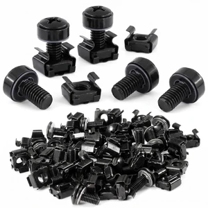 60 Pack M6 x 20 mm Server Rack Screws Computer Rack Mount Screws Cage Nuts and Screws Square Insert Nuts for Audio Server Console Mounting Routers, Shelves, Enclosures, Cabinets 60 Pack M6 x 20 mm Server Rack Screws Computer Rack Mount Screws Cage Nuts and Screws Square Insert Nuts for Audio Server Console Mounting Routers, Shelves, Enclosures, Cabinets