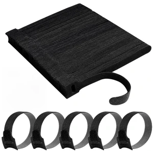 240PCS 6 Inch Cable Ties- Hook and Loop Reusable Wire Ties for Cable Management Cord Bundling General Organization Black 240PCS 6 Inch Cable Ties- Hook and Loop Reusable Wire Ties for Cable Management Cord Bundling General Organization Black