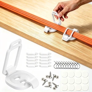 Upgraded 10 Pack Cable Clips Management,Adhesive Wire Organizers for Cords | Two-Setting Adjustable;No Drill;Versatile;Reusable;Strong adhesive Upgraded 10 Pack Cable Clips Management,Adhesive Wire Organizers for Cords | Two-Setting Adjustable;No Drill;Versatile;Reusable;Strong adhesive