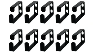 10 Pack Metallic Cable Manager Ring Network Rack Cable Management Ring Cable Management Hook for Network Patch Cables, Fiber Optic, Power Cords - Made in Taiwan 10 Pack Metallic Cable Manager Ring Network Rack Cable Management Ring Cable Management Hook for Network Patch Cables, Fiber Optic, Power Cords - Made in Taiwan