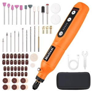 Mini Power Cordless Rotary Tool Kit, Rotary for 3D DIY Crafts | Type-C Charging, 5 Speed & 3.7V, Multi-Purpose Power for Rotary Drill, Engraving, Sanding, Polishing, Grinding Mini Power Cordless Rotary Tool Kit, Rotary for 3D DIY Crafts | Type-C Charging, 5 Speed & 3.7V, Multi-Purpose Power for Rotary Drill, Engraving, Sanding, Polishing, Grinding