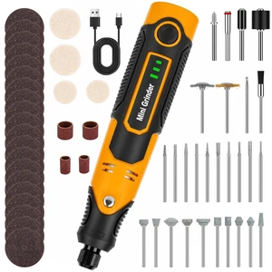 Cordless Rotary Tool - 3.6V Mini Rotary Tool for Resin 3D Prints with 58 Attachments Compact Sanding, Polishing & Drilling Kit for Cured Resin Models, Etching, Engraving, DIY Crafts Cordless Rotary Tool - 3.6V Mini Rotary Tool for Resin 3D Prints with 58 Attachments Compact Sanding, Polishing & Drilling Kit for Cured Resin Models, Etching, Engraving, DIY Crafts