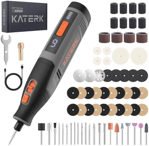 Cordless Rotary Tool Kit with 70 Pieces Accessories for Beginner | 4000mAh Battery, 6 Speeds 28000RPM Rotary Tool for 3D Printer Sanding Cutting Drilling Carving Polishing Etching Grinding Cordless Rotary Tool Kit with 70 Pieces Accessories for Beginner | 4000mAh Battery, 6 Speeds 28000RPM Rotary Tool for 3D Printer Sanding Cutting Drilling Carving Polishing Etching Grinding