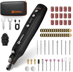 Cordless Rotary Tool 3.7V Universal Chuck 5-Speed 71 Accessories | USB Charging Multi-Purpose DIY Craft Tool Sanding Polishing Drilling Engraving Black Cordless Rotary Tool 3.7V Universal Chuck 5-Speed 71 Accessories | USB Charging Multi-Purpose DIY Craft Tool Sanding Polishing Drilling Engraving Black