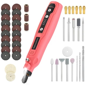 Mini Cordless Rotary Tool 45PCS, 5-Speed 3000-15000RPM | High-Torque 5-Speed Rotary Tool for Resin, 3D Prints & DIY Crafts, Front LED Light, USB-C Rechargeable, Precise Craft Control Mini Cordless Rotary Tool 45PCS, 5-Speed 3000-15000RPM | High-Torque 5-Speed Rotary Tool for Resin, 3D Prints & DIY Crafts, Front LED Light, USB-C Rechargeable, Precise Craft Control