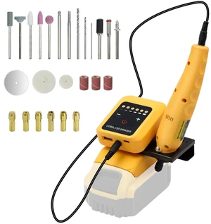 Cordless Rotary Tool Kit for DEWALT 20V Max Battery, 6-Speed with 25 Accessories, Multi-Purpose Power Rotary Tool for Sanding, Polishing, Drilling, Etching, Engraving, DIY Crafts (No Battery) Cordless Rotary Tool Kit for DEWALT 20V Max Battery, 6-Speed with 25 Accessories, Multi-Purpose Power Rotary Tool for Sanding, Polishing, Drilling, Etching, Engraving, DIY Crafts (No Battery)