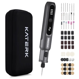 3.7V Mini Cordless Rotary Tool Kit with 70 Accessories | 5-Speed Small Craft Tool 5000-20000 RPM for Delicate Sanding Polishing DIY Crafts and Micro Detailing 3.7V Mini Cordless Rotary Tool Kit with 70 Accessories | 5-Speed Small Craft Tool 5000-20000 RPM for Delicate Sanding Polishing DIY Crafts and Micro Detailing
