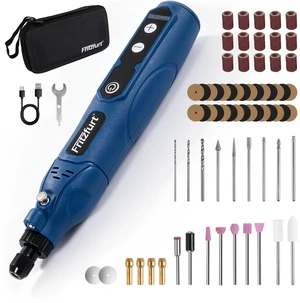 Cordless Rotary Tool Kit, 5-Speed USB Charging Rotary Tool with light & 72 Accessories, 3.7V 2000mAh Rechargeable, for Sanding, Polishing, Drilling, Etching, Engraving, DIY Crafts Cordless Rotary Tool Kit, 5-Speed USB Charging Rotary Tool with light & 72 Accessories, 3.7V 2000mAh Rechargeable, for Sanding, Polishing, Drilling, Etching, Engraving, DIY Crafts