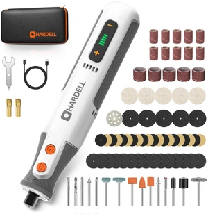 8V Cordless Rotary Tool Kit, 5-Speed with 80Pcs & 28000RPM, for DIY | Cordless rotary tool ,5 variable speeds,80 accessories,sanding, polishing, engraving, grinding ,drilling& DIY projects 8V Cordless Rotary Tool Kit, 5-Speed with 80Pcs & 28000RPM, for DIY | Cordless rotary tool ,5 variable speeds,80 accessories,sanding, polishing, engraving, grinding ,drilling& DIY projects