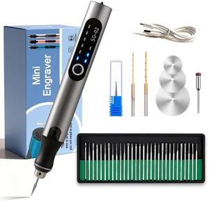 USB Rechargable Engraving Machines Pen with 35bits,Mini Electric Engraver Etching Machines Cordless Rotary Tools Engraved Jewelry Stone Metal Plastic Wood Resin Model USB Rechargable Engraving Machines Pen with 35bits,Mini Electric Engraver Etching Machines Cordless Rotary Tools Engraved Jewelry Stone Metal Plastic Wood Resin Model