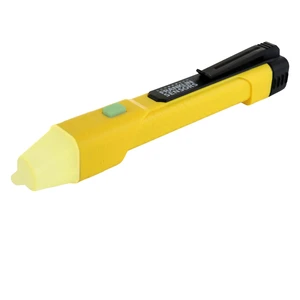 Non-Contact Voltage Tester Standard+, 12-1000V AC, CAT II | Accurate 3-Sensor Voltage Tester Pen, Turns Red On Live Wire & Yellow Near Live Wire With Audible Alerts, Made in the USA