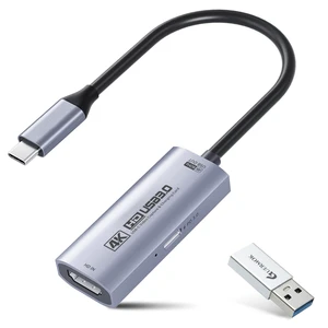 4K USB 3.0 Video Capture Card for Streaming with PD 100W, 4K@60FPS | 2K120 FPS HDMI to USBC/A Capture Card for Streaming, Works with Pad, Tablet, MacOS, Switch2/1, Laptop, PC, Camera, VR, Silver 4K USB 3.0 Video Capture Card for Streaming with PD 100W, 4K@60FPS | 2K120 FPS HDMI to USBC/A Capture Card for Streaming, Works with Pad, Tablet, MacOS, Switch2/1, Laptop, PC, Camera, VR, Silver