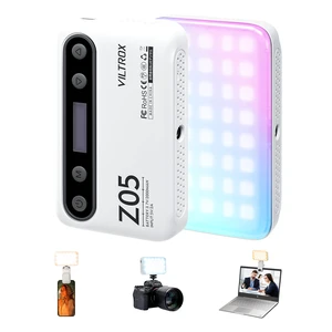 Z05 RGB Video Light Portable LED Selfie Light with Clip for Phone Camera Laptop Tripod, 2000mAh USB-C CRI97 2800-6800K App Control Dimmable for Photography TikTok YouTube Vlog Live Streaming Z05 RGB Video Light Portable LED Selfie Light with Clip for Phone Camera Laptop Tripod, 2000mAh USB-C CRI97 2800-6800K App Control Dimmable for Photography TikTok YouTube Vlog Live Streaming