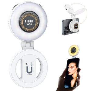 Magnetic Portable Selfie Light for iPhone - Phone Ring Light Rechargeable for Camera Picture Make up Photos Video Conferences LED Selfie Ring Fill Light TikTok/Zoom Calls/Video Conference Magnetic Portable Selfie Light for iPhone - Phone Ring Light Rechargeable for Camera Picture Make up Photos Video Conferences LED Selfie Ring Fill Light TikTok/Zoom Calls/Video Conference