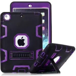 For Apple iPad 2/3/4, Shockproof Military Heavy Duty Rubber Kickstand Case Cover For Apple iPad 2/3/4, Shockproof Military Heavy Duty Rubber Kickstand Case Cover
