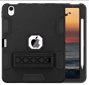 For Apple iPad Air 11" 2024 Shockproof Military Heavy Duty Kickstand Case ,3-Layer Protective Cover, Anti-Drop, For Apple iPad Air 11" 2024 Shockproof Military Heavy Duty Kickstand Case ,3-Layer Protective Cover, Anti-Drop,