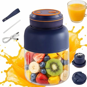 Portable Wireless Juicer Cup,Rechargeable Electric Juicer Blender Cup with 38 Blades,Smoothie Protein Shake Blender,Travel Use Portable Wireless Juicer Cup,Rechargeable Electric Juicer Blender Cup with 38 Blades,Smoothie Protein Shake Blender,Travel Use