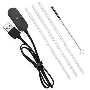 USB Charger Cable, Charging Dock Replacement Accessories Pipe Cleaners Hard Bristle and Black Brush for Cleaning USB Charger Cable, Charging Dock Replacement Accessories Pipe Cleaners Hard Bristle and Black Brush for Cleaning