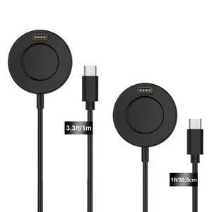 2-Pack USB-C Charging Cables for Garmin Charger Cable Stand, 1m Long & 30cm Short Watch Charging Dock Station for Garmin Fenix 7 6 5, Vivoactive 5 4 3, Forerunner 935, 245 2-Pack USB-C Charging Cables for Garmin Charger Cable Stand, 1m Long & 30cm Short Watch Charging Dock Station for Garmin Fenix 7 6 5, Vivoactive 5 4 3, Forerunner 935, 245