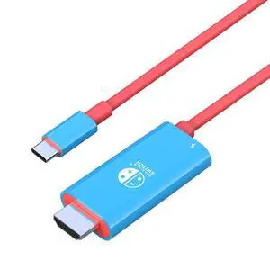 USB C to HDMI Cable 2 in 1 Steam Deck Adapter 4K 60Hz HDMI 100W Charging Port, Monitor TV Connector Cable USB C Dock for Steam Deck OLED/ROG Xbox Ally/iPad/Samsung Galaxy Dex/Tablet/iPhone 17 6.6TF USB C to HDMI Cable 2 in 1 Steam Deck Adapter 4K 60Hz HDMI 100W Charging Port, Monitor TV Connector Cable USB C Dock for Steam Deck OLED/ROG Xbox Ally/iPad/Samsung Galaxy Dex/Tablet/iPhone 17 6.6TF