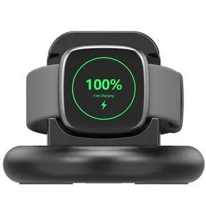 Charger Dock for Fitbit Versa 4/Versa 3/Sense 2/Sense, Anti-Slip Charging Stand Dock with 4.4Ft USB Smartwatch Cable Cord Charger Dock for Fitbit Versa 4/Versa 3/Sense 2/Sense, Anti-Slip Charging Stand Dock with 4.4Ft USB Smartwatch Cable Cord