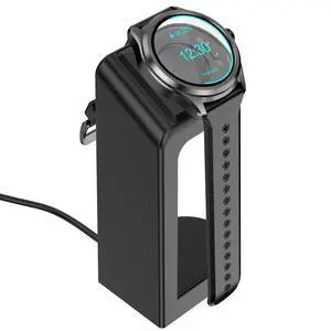 Replacement Connection Charging Dock Compatible with Ticwatch Atlas/Pro 5 Enduro/Pro 5/3 Charger Stand Station Case Friendly with 5 Feet Cable Black Replacement Connection Charging Dock Compatible with Ticwatch Atlas/Pro 5 Enduro/Pro 5/3 Charger Stand Station Case Friendly with 5 Feet Cable Black