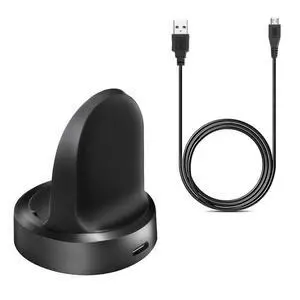 Galaxy Watch Charger 42mm 46mm, Replacement Charging Dock Cradle for Samsung Galaxy Smart Watch SM-R800 SM-R810 SM-R815 Gear S2 S3 Sport Galaxy Watch Charger 42mm 46mm, Replacement Charging Dock Cradle for Samsung Galaxy Smart Watch SM-R800 SM-R810 SM-R815 Gear S2 S3 Sport