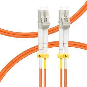 1M/3ft OM2 LC to LC Fiber Patch Cable, Length Options: 0.2m-100m, 1GB Duplex, 50/125um Multimode Fiber Optic Cable Cord LSZH 1Meter(3ft) 1M/3ft OM2 LC to LC Fiber Patch Cable, Length Options: 0.2m-100m, 1GB Duplex, 50/125um Multimode Fiber Optic Cable Cord LSZH 1Meter(3ft)