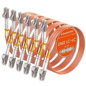 1M 6-Pack OM2 LC to LC Fiber Patch Cable 1M 6-Pack OM2 LC to LC Fiber Patch Cable
