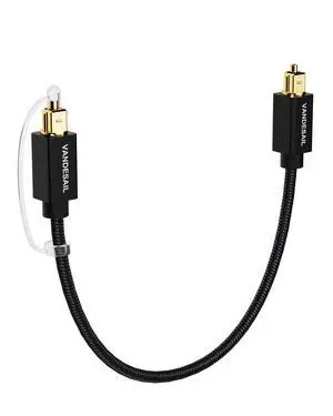 Short Optical Audio Cable 7 Inch,Nylon Braided Optical Cable for Soundbar, Gold Plated Digital Fiber Optic TOSLINK Cable Compatible with Xbox,PS4,Samsung,Amps,TV Short Optical Audio Cable 7 Inch,Nylon Braided Optical Cable for Soundbar, Gold Plated Digital Fiber Optic TOSLINK Cable Compatible with Xbox,PS4,Samsung,Amps,TV