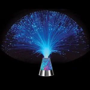 Ice Fiber Optic Mood Novelty Lamps Lighting Glacier Lite with Color-Changing Crystals Base Ice Fiber Optic Mood Novelty Lamps Lighting Glacier Lite with Color-Changing Crystals Base