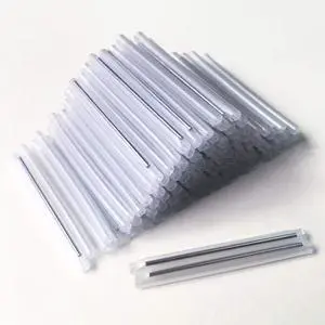 40mm Clear PE Heat Shrinkable Tube Fiber Optical Cable 2.6mm Dia Fusion Splice Protection Sleeve 100pcs 40mm Clear PE Heat Shrinkable Tube Fiber Optical Cable 2.6mm Dia Fusion Splice Protection Sleeve 100pcs