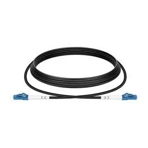 OS2 LC to LC Single Mode Fiber Patch Cable, 3M/10ft Outdoor Armored Simplex 9/125m Fiber Optic Cable, 3.0mm Industrial TPU Patch Jumper, OS1/OS2 Compatible for 10GB Internet Network OS2 LC to LC Single Mode Fiber Patch Cable, 3M/10ft Outdoor Armored Simplex 9/125m Fiber Optic Cable, 3.0mm Industrial TPU Patch Jumper, OS1/OS2 Compatible for 10GB Internet Network