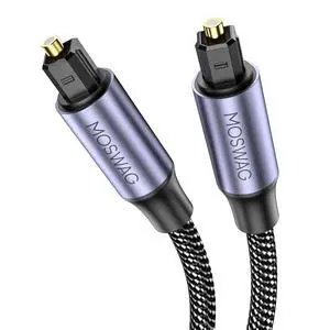 Toslink Optical Audio Cable, S/PDIF Fiber Optic Cord 3.28FT/1M Toslink Optical Audio Cable, S/PDIF Fiber Optic Cord 3.28FT/1M