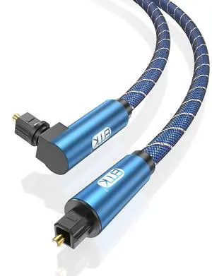 90 Degree Optical Cable 360 Degree Free-Rotating Fiber Optic Cable Toslink Male to Male Cable for Home Theater, Soundbar, Gaming Console, Speaker(5FT/1.5M) 90 Degree Optical Cable 360 Degree Free-Rotating Fiber Optic Cable Toslink Male to Male Cable for Home Theater, Soundbar, Gaming Console, Speaker(5FT/1.5M)
